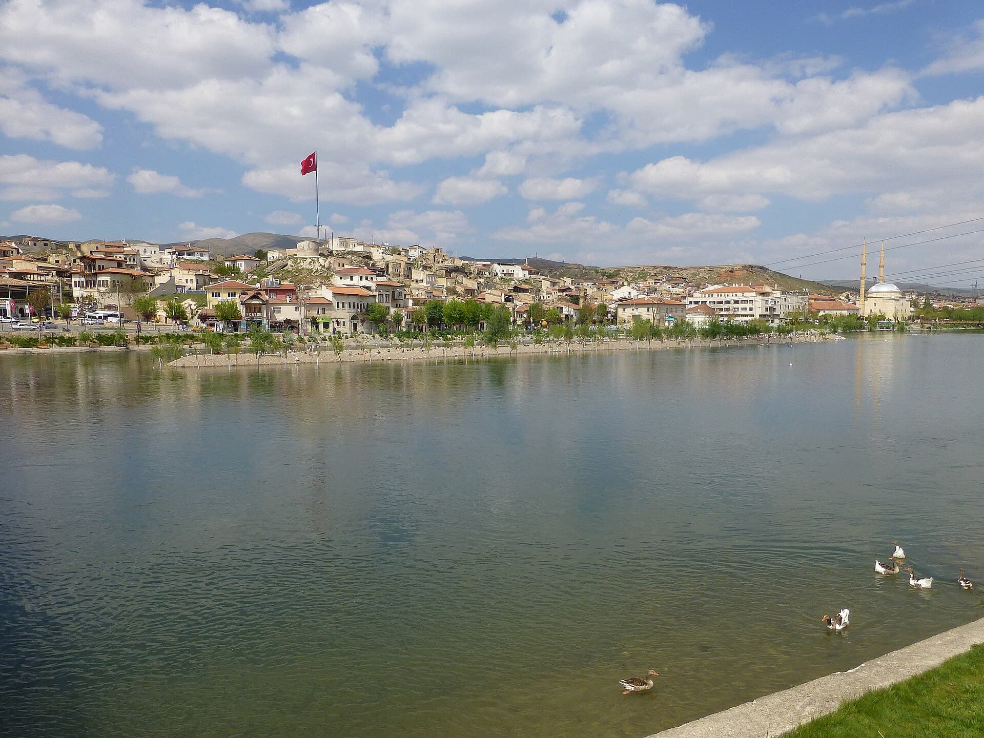 Avanos'ta Kızılırmak ve kasaba